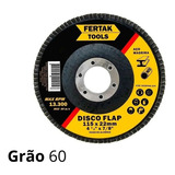 Disco Flap Fertak Cônico 115x22,23mm Grão