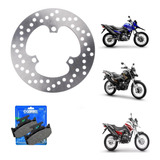 Disco Freio Traseiro Xtz Crosser 150 Impor E Pastilha Cobreq