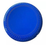 Disco Frisbee Azul Escuro Simples