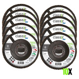 Disco Lixa Flap Grão 40 Kit 10 Peças Classic Basic Norton