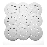 Disco Lixa Pluma Kit 10un 125mm 8 Furos Roto Orbital Grão120