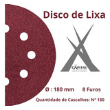 Disco Lixa Velcro Pacote Com 10