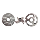 Disco Peneira Moedor Carne Boca 98 Cruzeta B E Pre - Inox