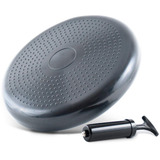 Disco Pilates Equilíbrio Ilável Balance + Bomba Cor Cinza