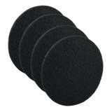 Disco Preto Para Enceradeira Removedor Sujeira 350mm Kit 4un