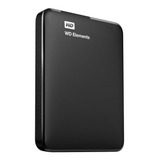 Disco Rígido Externo Western Digital Wd Elements Wdbuzg0010bbk 1tb Preto