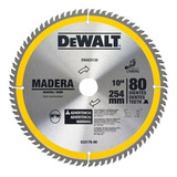 Disco Serra Esquadria 80d Madeira Mdf Dewalt 10 Pol. 254mm 