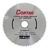 Disco Serra/madeira Circular Aço Carbono 110mm