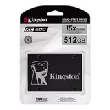 Disco Sólido Interno Kingston Skc600/512g 512gb Preto Cor Preto