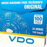 Disco Tacografo Diario 180km 140240010f Vdo Kit 10 Unidades