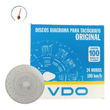 Disco Tacógrafo Diário 24h 180km/h Vdo