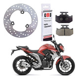 Disco Traseiro Freio+pastilha Yamaha Fz25 Fazer 250 Abs 2020