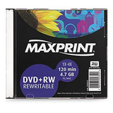 Disco Virgem Dvd-rw Maxprint De 4x