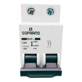 Disjuntor Bipolar Duplo 10a, 16a,20a, 25a, 32a,40a, 50a, 63a