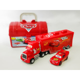 Disney Cars Relâmpago Carreta Mack E Carro Mcqueem Verm 