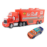 Disney Pixar Carros Corredor 123 No Stall 3 + Caminhão
