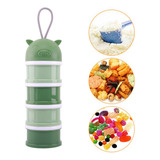 Dispensador Portátil De Leite Em Pó Container Baby 4 Layer B
