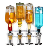Dispenser Bebida Dosador Porta Bebidas 4 Garrafas Inox