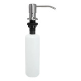 Dispenser Detergente Porta Sabonete Embutir Dosador Inox