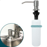 Dispenser Dosador Embutir Pia Cuba 350ml Inox Saboneteira