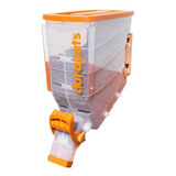 Dispenser Para Ração Durabox Individual Para Parede -laranja