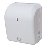 Dispenser Porta Papel Toalha Rolo Auto Corte Bobina Branco