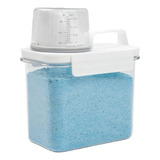 Dispenser Pote Medidor Hermético Organizador Lavanderia 1,1l