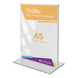 Display Acrílico A5 T 15x21 Porta Retrato Kit/45
