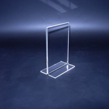 Display Acrílico Cristal Mesa Mod. T P/ Folder 10x15