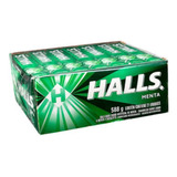 Display Bala Halls Menta 588g Embalagem Com 21 Unidades 28g