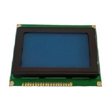 Display De Lcd 128x64 12864 Backlight Azul Pinagem Inferior