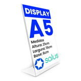 Display Expositor Acrílico A5 Para Mesa