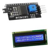 Display Lcd 16x2 1602 Backlight Azul + Modulo I2c - 10 Peças