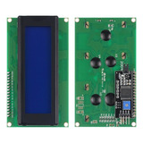 Display Lcd 20x4 2004 Fundo Azul C/ Modulo I2c Já Soldado