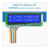 Display Lcd Catraca Fit Topdata -