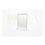 Display Mesa Kit 20pç 10x15 A6 T Invertido Porta Folheto Re2