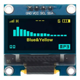 Display Oled 0.96 Azul E Amarelo