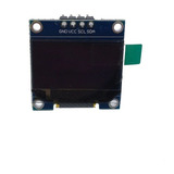 Display Oled Gráfico 0.96 128x64 I2c Serial Fundo Branco