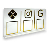 Display Placa Qrcode De Pagamento Pix/insta/google Em 25x12