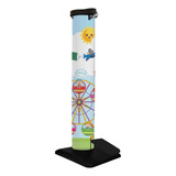 Display Totem Dispenser Álcool Gel Com Pedal Escola Infantil