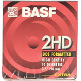 Disquetes Basf 3.5 - Caixa Com 10 - Importado Alemanha