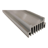 Dissipador Aluminio P/ Amplificador De Áudio C/ 261mm 2unid