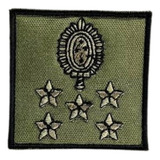Distintivo Bordado Posto E Graduação Do Exército