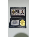 Distintivo Carteira Agente Especial Fbi Multifantasias.