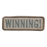 Distintivo Funny Patch Tarja Tarjeta Winning Desert Ou Acu