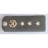 Divisa Militar Bordada Insignia 3 Estrelas Infantaria 