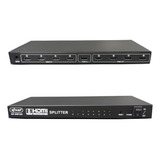 Divisor Hdmi 1.4 Hdcp Splitter 1 Entrada 8 Saídas 1080p 1x8