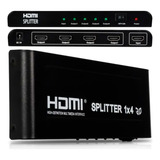 Divisor Splitter Hub Hdmi 1x4 Distribuidor Ps4 Xbox Tv Pc