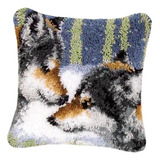 Diy Kits Trava Do Gancho Para Diy Handmade Tapete Lobo