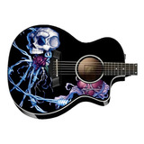 Dj Ashba Skin Ovation Adesivo Para Guitarra Baixo Violao